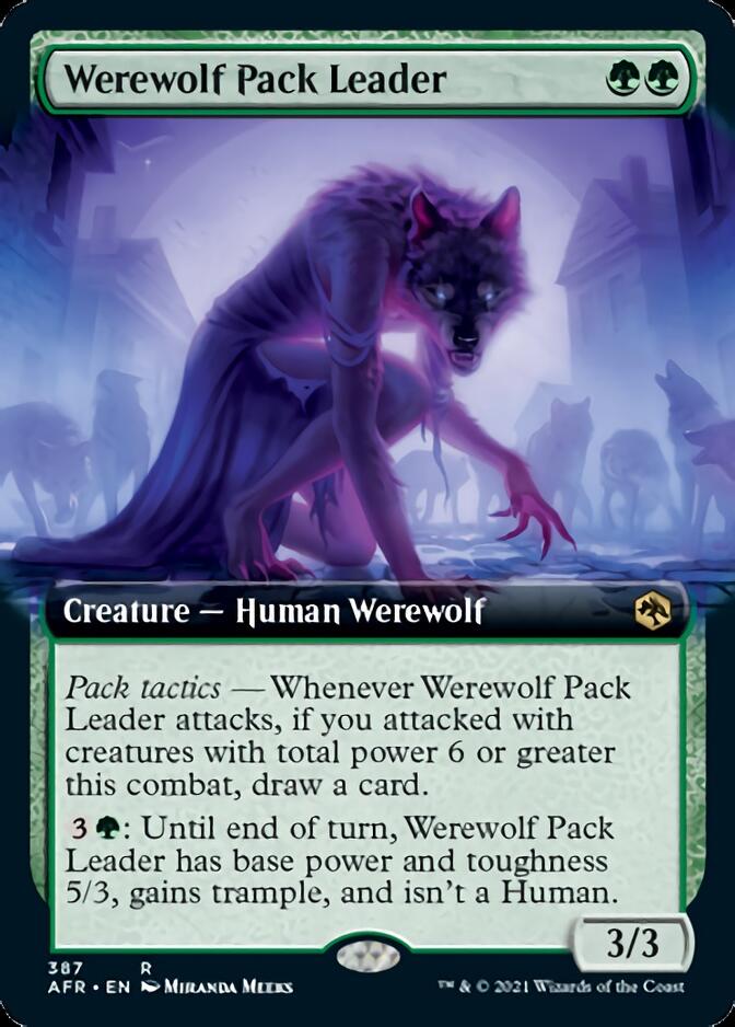 Werewolf Pack Leader (Extended Art) [Dungeons & Dragons: Adventures in the Forgotten Realms] | Anubis Games and Hobby