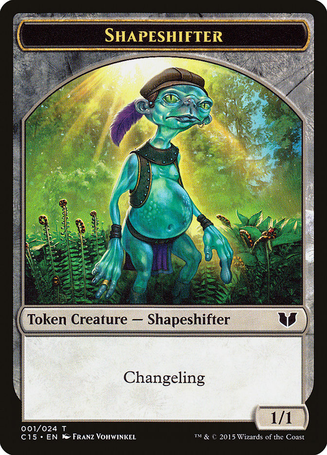 Shapeshifter // Shapeshifter Double-Sided Token [Commander 2015 Tokens] | Anubis Games and Hobby