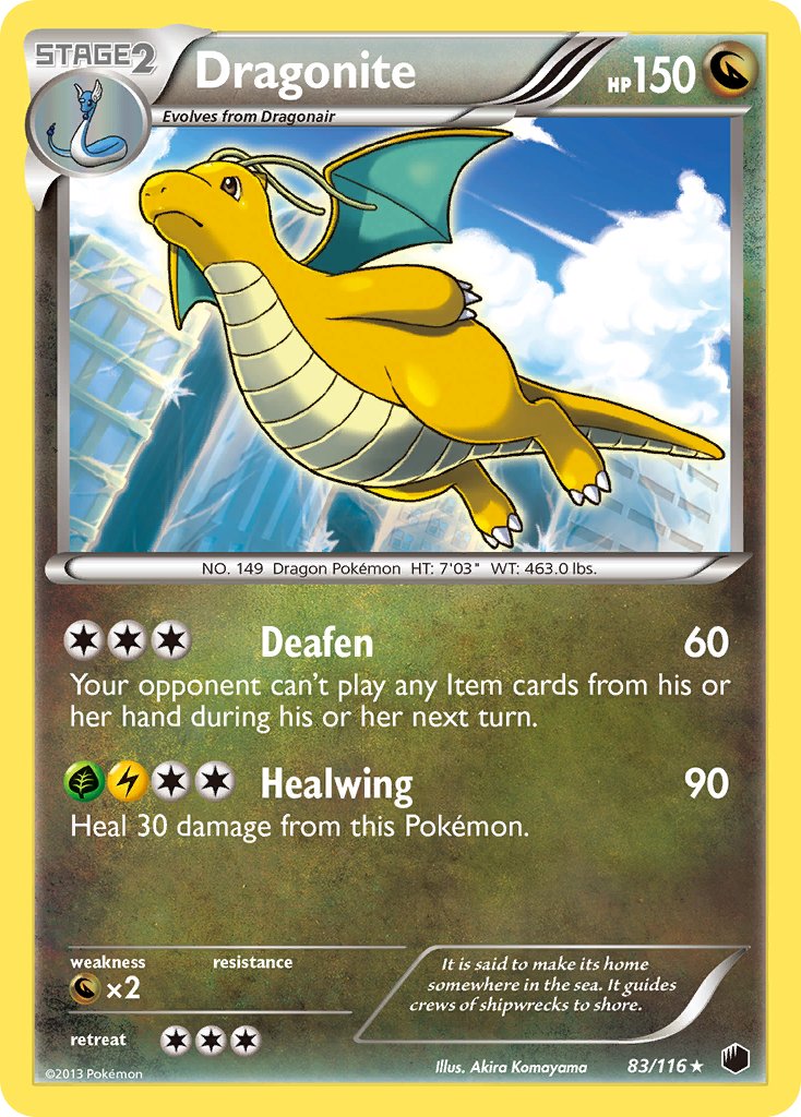 Dragonite (83/116) (Cosmos Holo) (Blister Exclusive) [Black & White: Plasma Freeze] | Anubis Games and Hobby