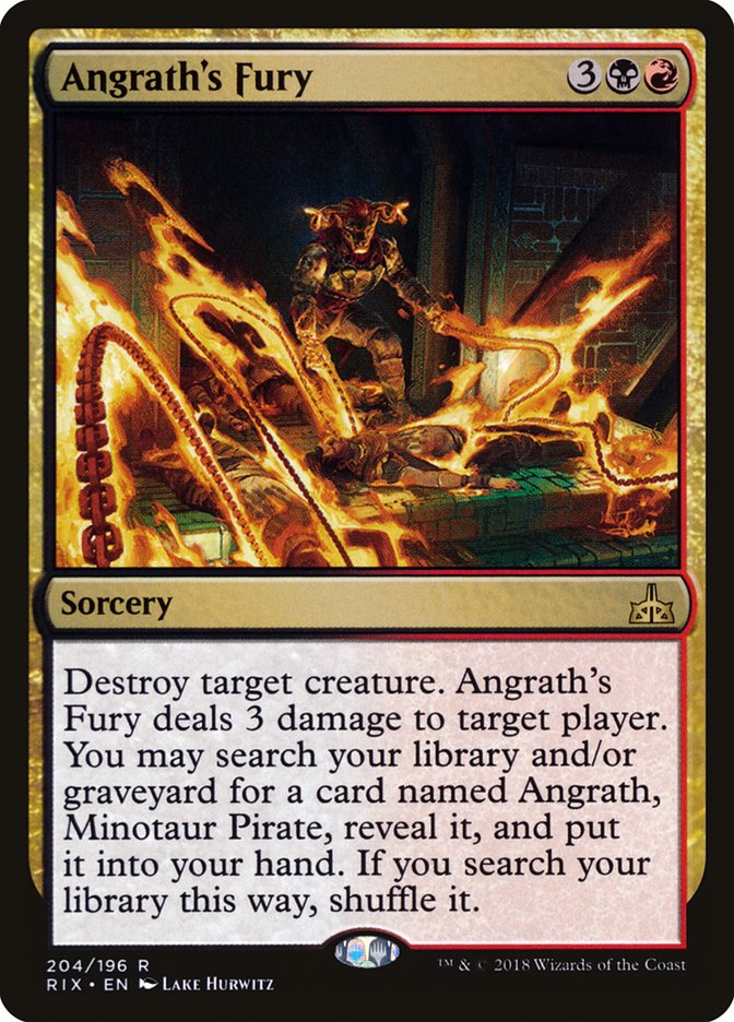 Angrath's Fury [Rivals of Ixalan] | Anubis Games and Hobby