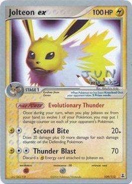 Jolteon ex (109/113) (Flyvees - Jun Hasebe) [World Championships 2007] | Anubis Games and Hobby