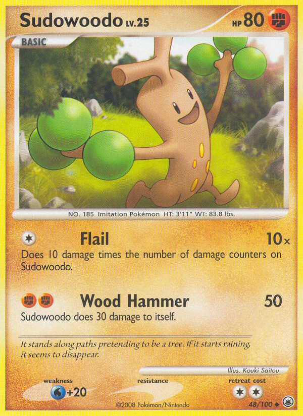 Sudowoodo (48/100) [Diamond & Pearl: Majestic Dawn] | Anubis Games and Hobby