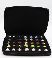 Leatherette Folio Dice Case - Black | Anubis Games and Hobby