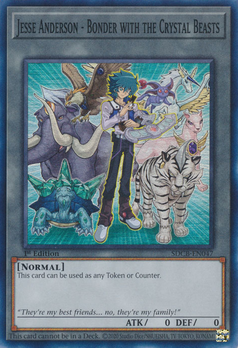 Jesse Anderson - Bonder with the Crystal Beasts [SDCB-EN047] Super Rare | Anubis Games and Hobby