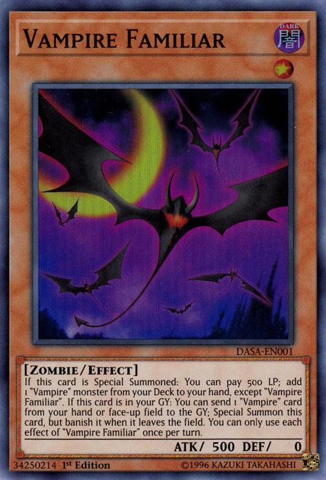 Vampire Familiar [DASA-EN001] Super Rare | Anubis Games and Hobby