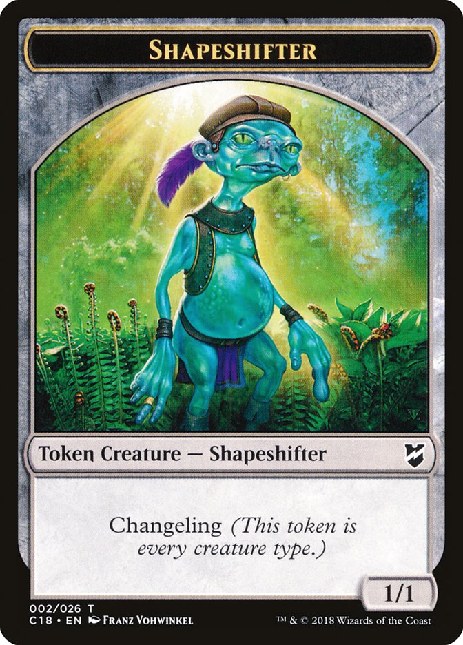 Shapeshifter Token [Commander 2018 Tokens] | Anubis Games and Hobby