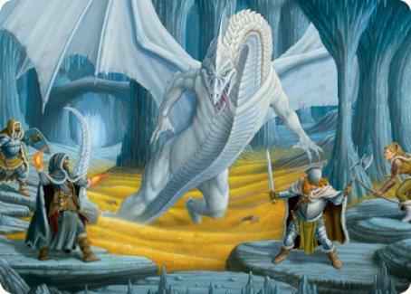 Cave of the Frost Dragon Art Card [Dungeons & Dragons: Adventures in the Forgotten Realms Art Series] | Anubis Games and Hobby