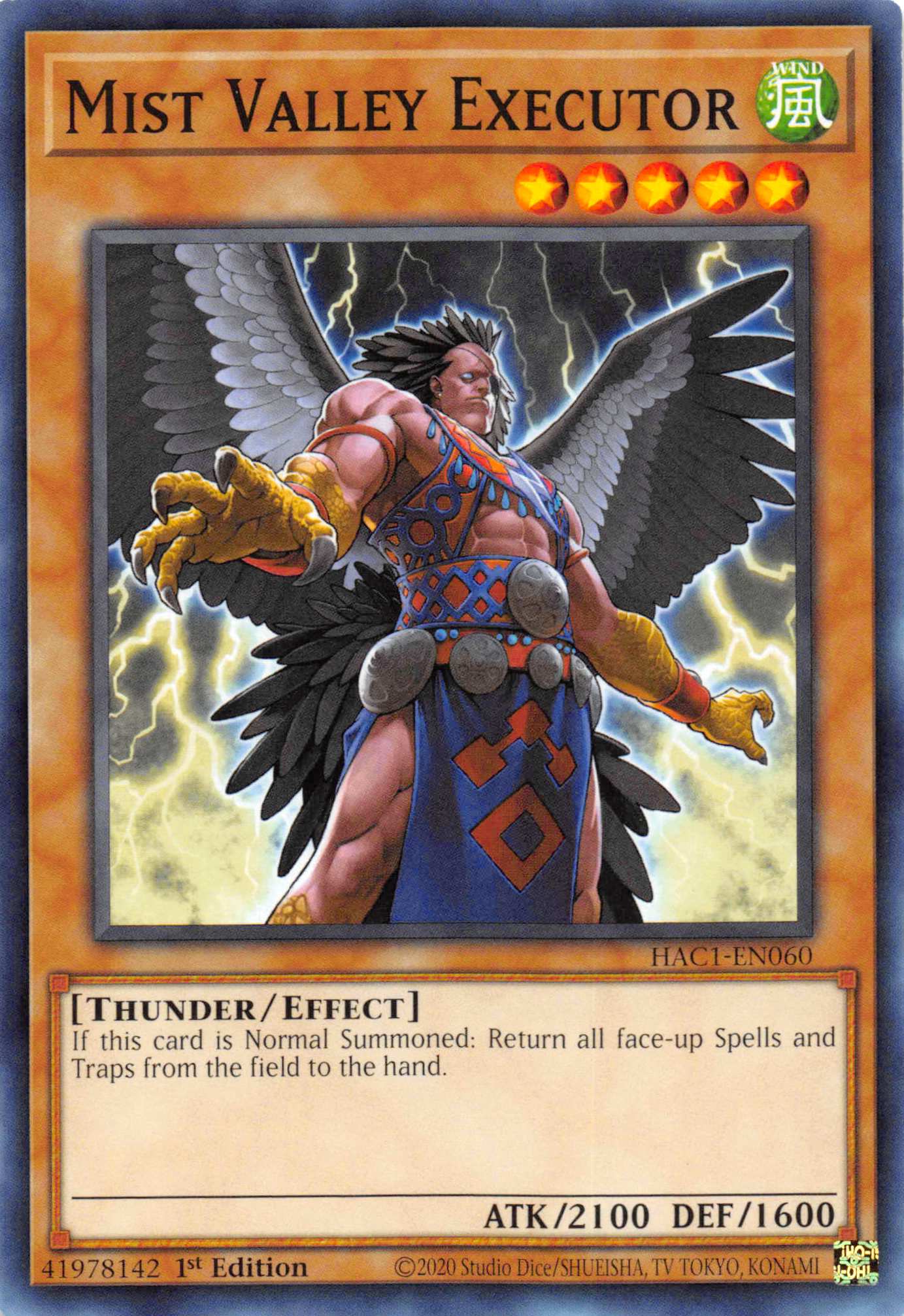 Mist Valley Executor [HAC1-EN060] Common | Anubis Games and Hobby