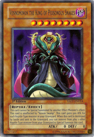 Vennominon the King of Poisonous Snakes [TAEV-EN014] Ultra Rare | Anubis Games and Hobby