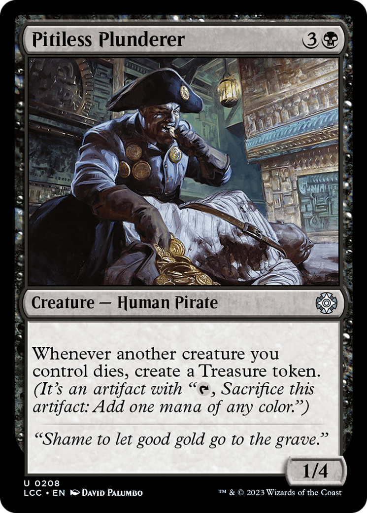 Pitiless Plunderer [The Lost Caverns of Ixalan Commander] | Anubis Games and Hobby