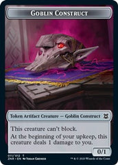 Satyr // Goblin Construct Double-Sided Token [Challenger Decks 2021 Tokens] | Anubis Games and Hobby