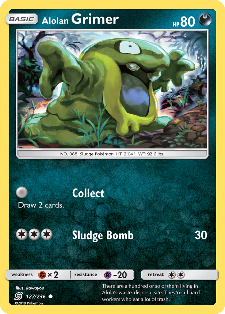 Alolan Grimer (127/236) [Sun & Moon: Unified Minds] | Anubis Games and Hobby
