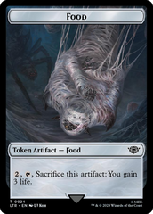 Tentacle // Food (0024) Double-Sided Token (Surge Foil) [The Lord of the Rings: Tales of Middle-Earth Tokens] | Anubis Games and Hobby