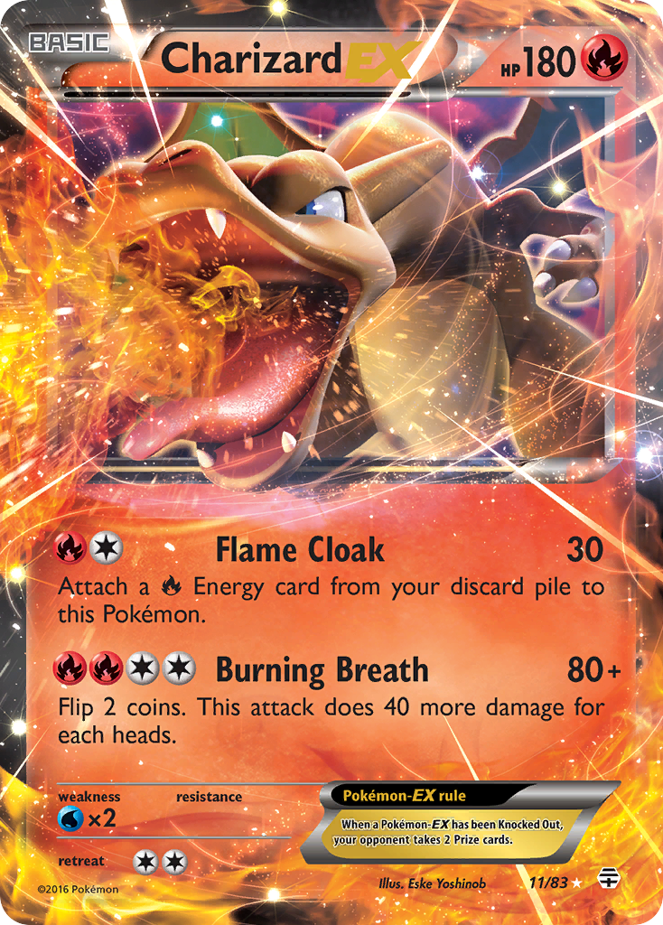 Charizard EX (11/83) [XY: Generations] | Anubis Games and Hobby