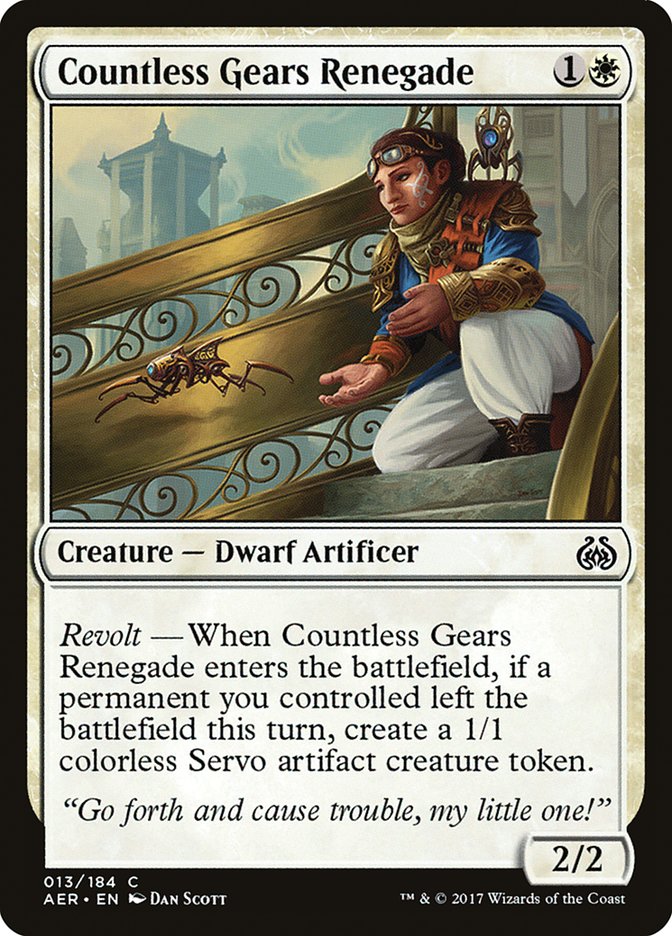 Countless Gears Renegade [Aether Revolt] | Anubis Games and Hobby