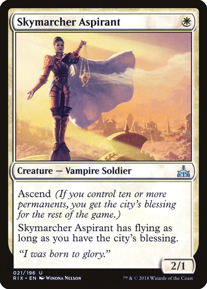 Skymarcher Aspirant [Rivals of Ixalan] | Anubis Games and Hobby