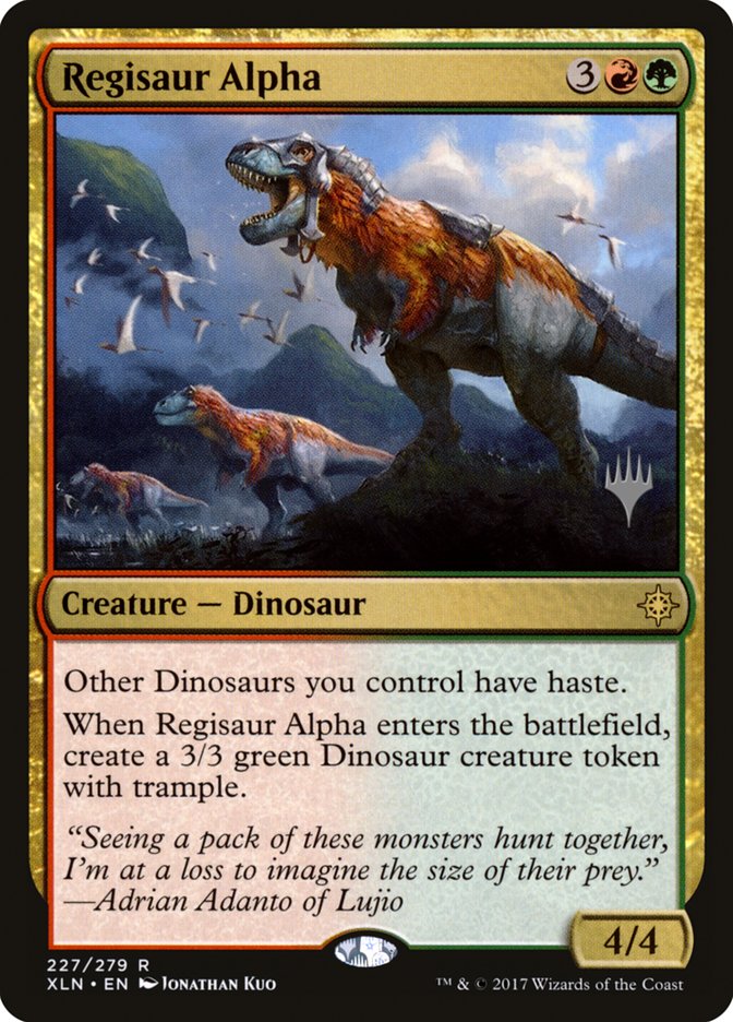 Regisaur Alpha (Promo Pack) [Ixalan Promos] | Anubis Games and Hobby