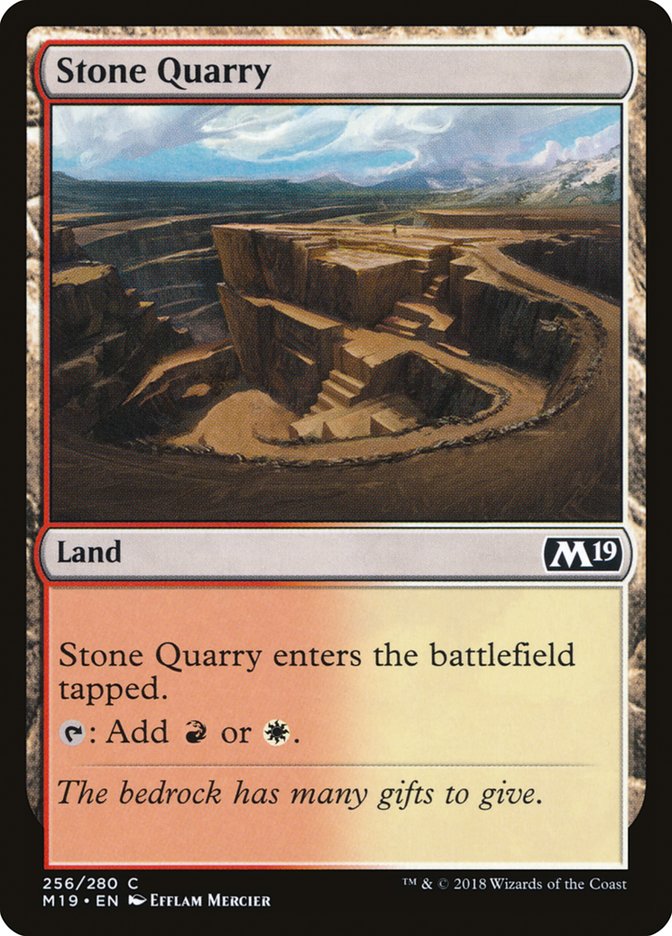Stone Quarry [Core Set 2019] | Anubis Games and Hobby
