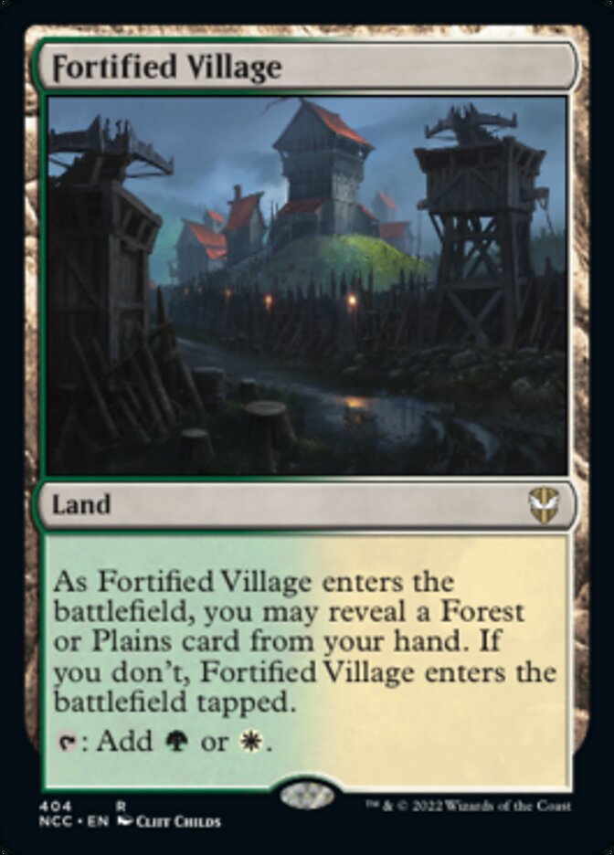 Fortified Village [Streets of New Capenna Commander] | Anubis Games and Hobby