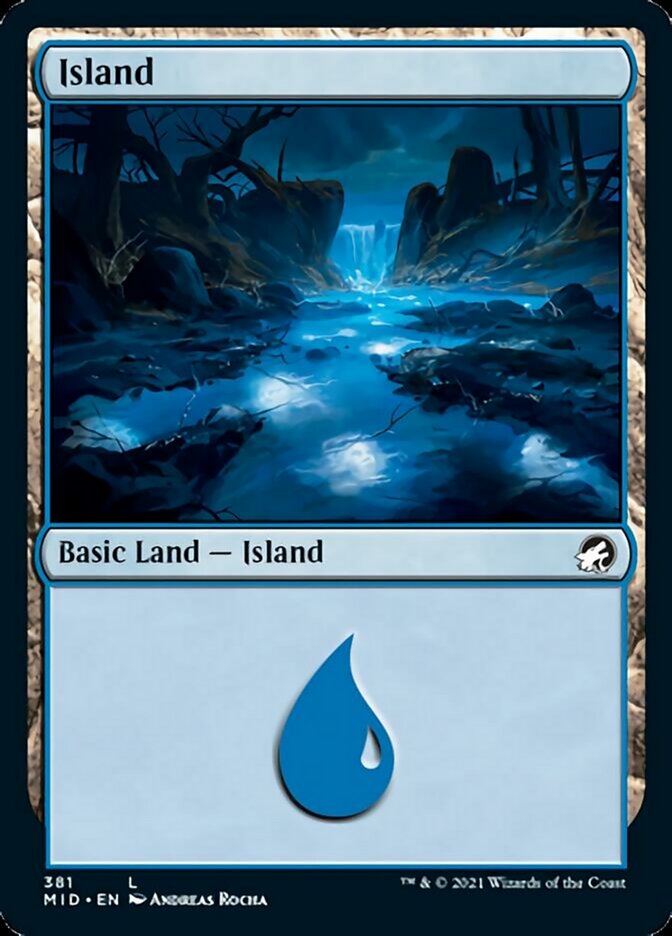 Island (381) [Innistrad: Midnight Hunt] | Anubis Games and Hobby