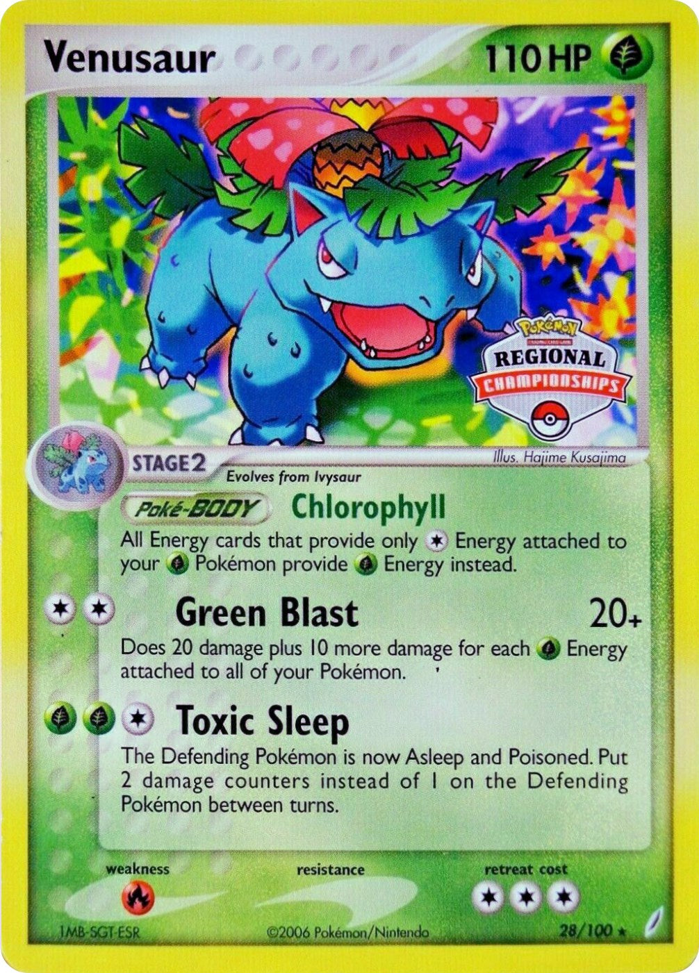 Venusaur (28/100) (Regional Championship Promo) [EX: Crystal Guardians] | Anubis Games and Hobby