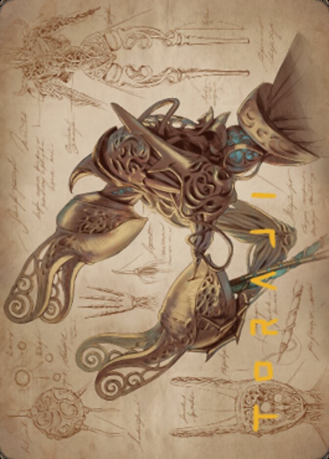 Self-Assembler Art Card (Gold-Stamped Signature) [The Brothers' War Art Series] | Anubis Games and Hobby