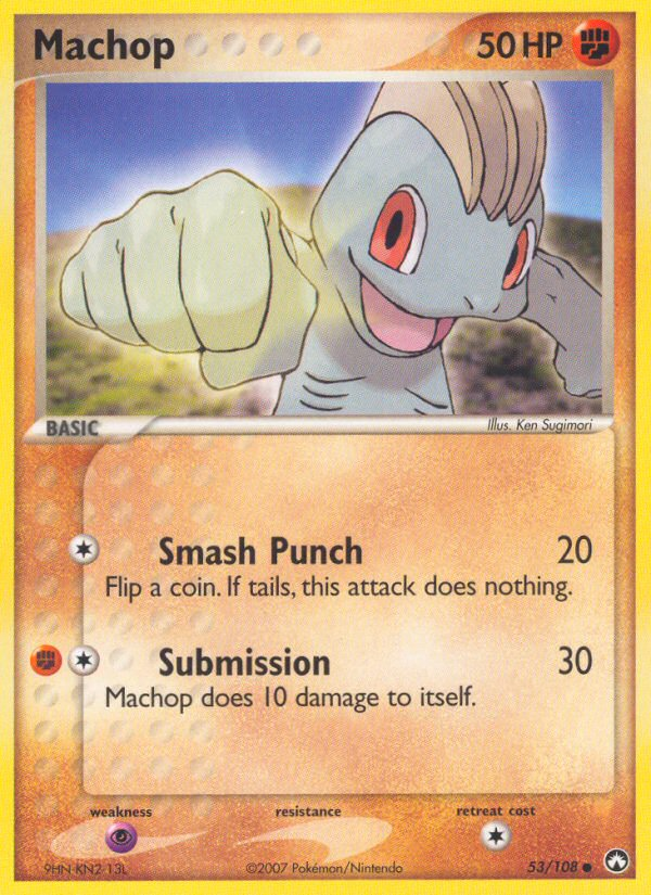 Machop (53/108) [EX: Power Keepers] | Anubis Games and Hobby