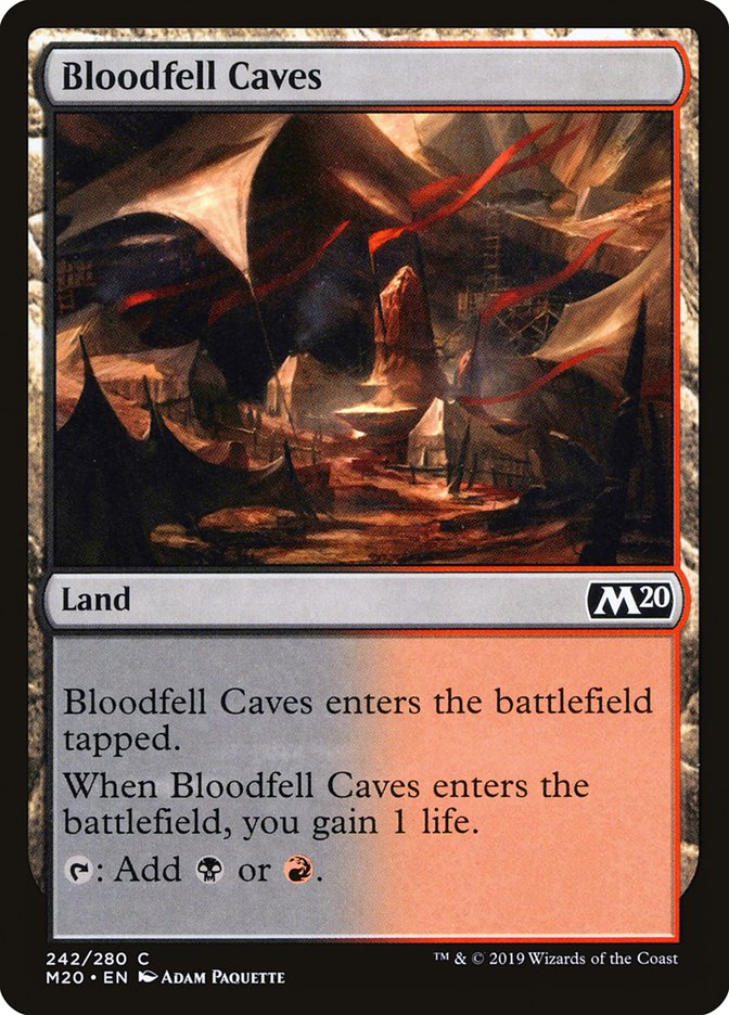 Bloodfell Caves [Core Set 2020] | Anubis Games and Hobby