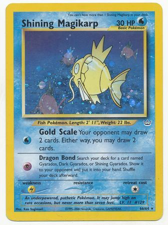 Shining Magikarp (66/64) [Neo Revelation Unlimited] | Anubis Games and Hobby