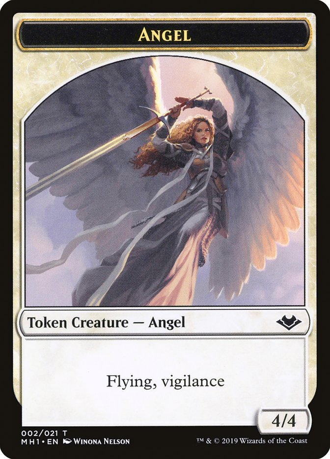 Angel Token [Modern Horizons Tokens] | Anubis Games and Hobby