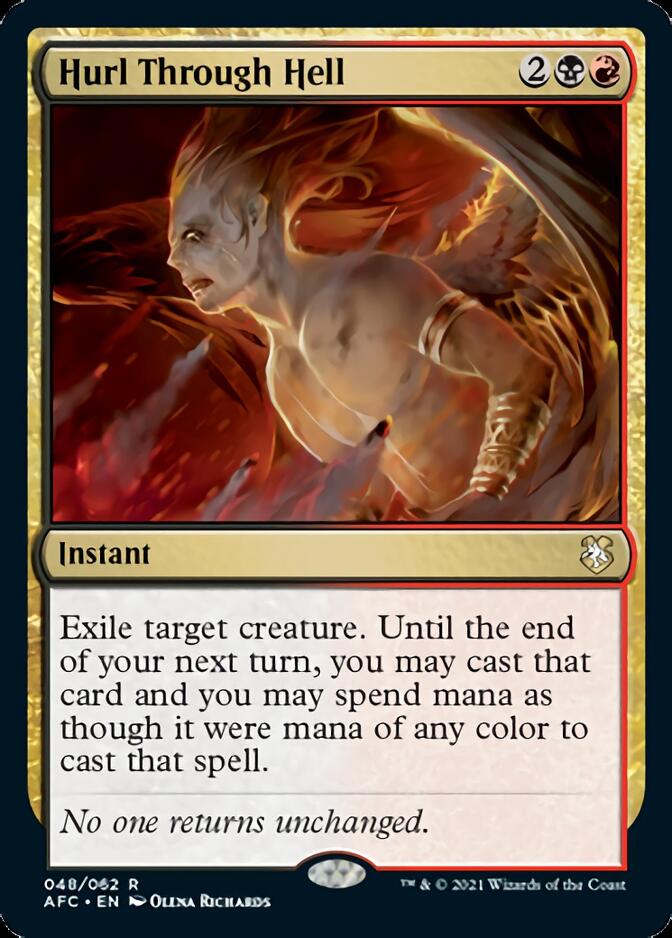 Hurl Through Hell [Dungeons & Dragons: Adventures in the Forgotten Realms Commander] | Anubis Games and Hobby