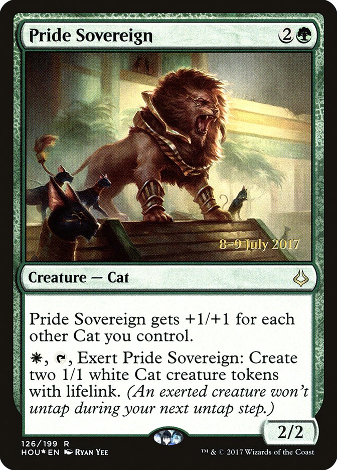 Pride Sovereign [Hour of Devastation Prerelease Promos] | Anubis Games and Hobby