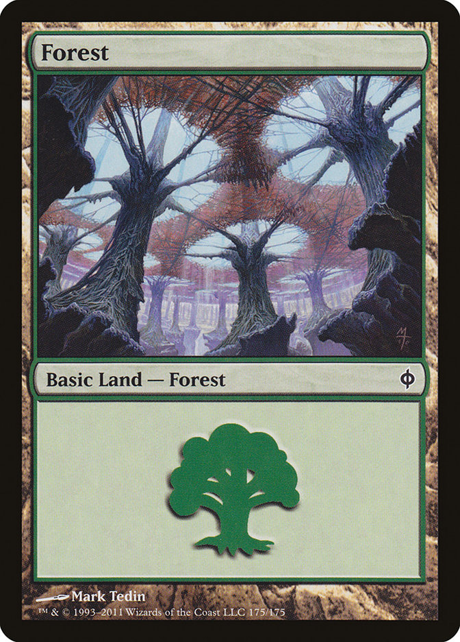 Forest (175) [New Phyrexia] | Anubis Games and Hobby