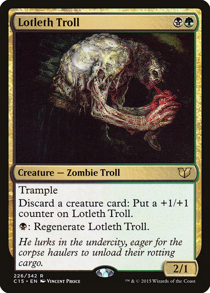 Lotleth Troll [Commander 2015] | Anubis Games and Hobby