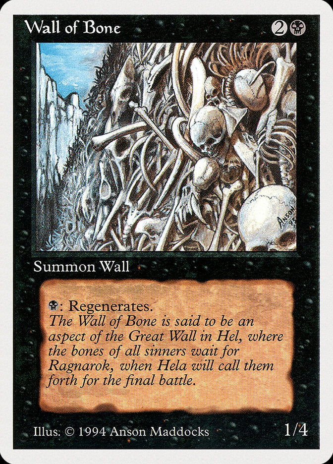 Wall of Bone [Summer Magic / Edgar] | Anubis Games and Hobby