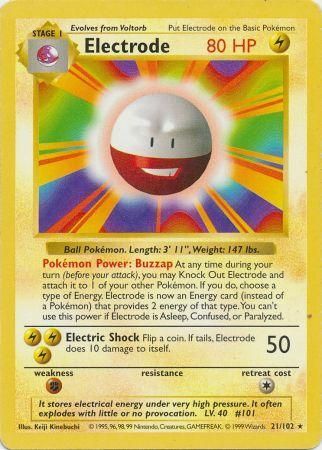 Electrode (21/102) [Base Set Shadowless Unlimited] | Anubis Games and Hobby