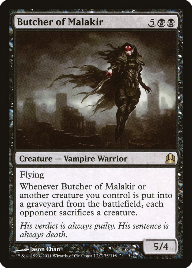 Butcher of Malakir [Commander 2011] | Anubis Games and Hobby