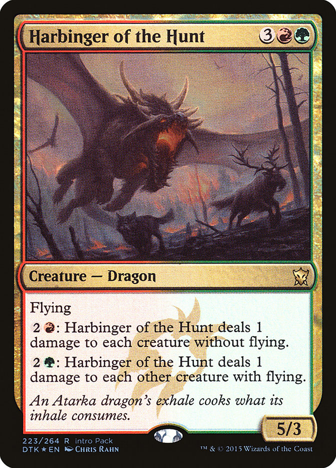 Harbinger of the Hunt (Intro Pack) [Dragons of Tarkir Promos] | Anubis Games and Hobby