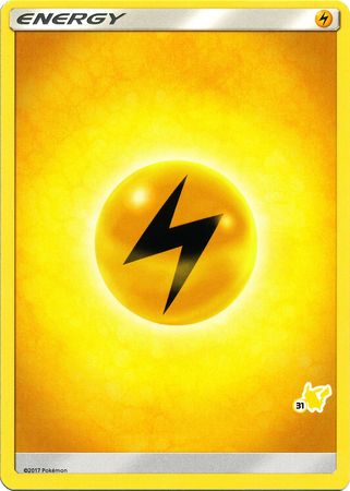 Lightning Energy (Pikachu Stamp #31) [Battle Academy 2020] | Anubis Games and Hobby