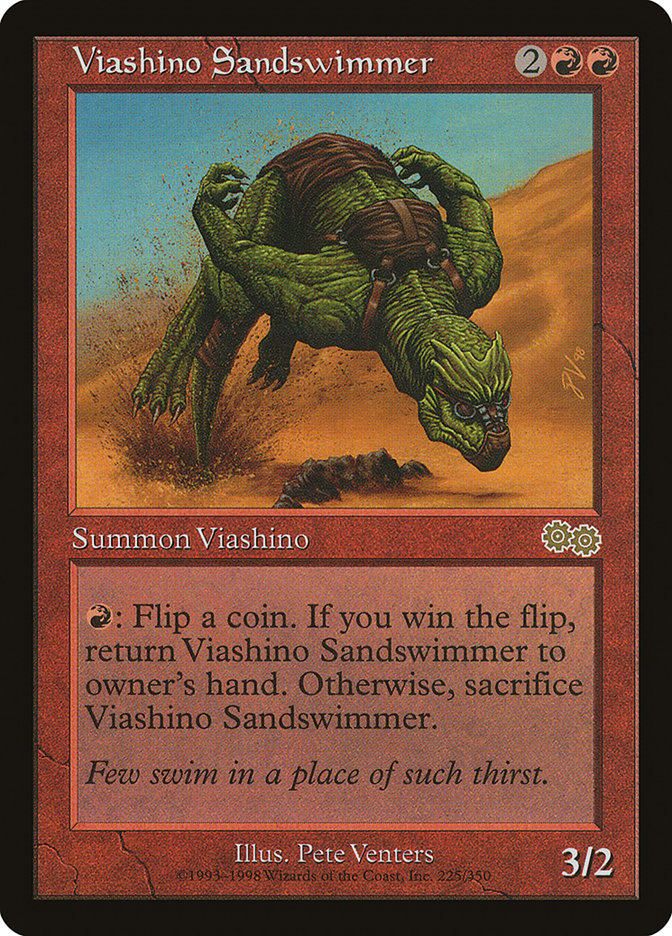 Viashino Sandswimmer [Urza's Saga] | Anubis Games and Hobby