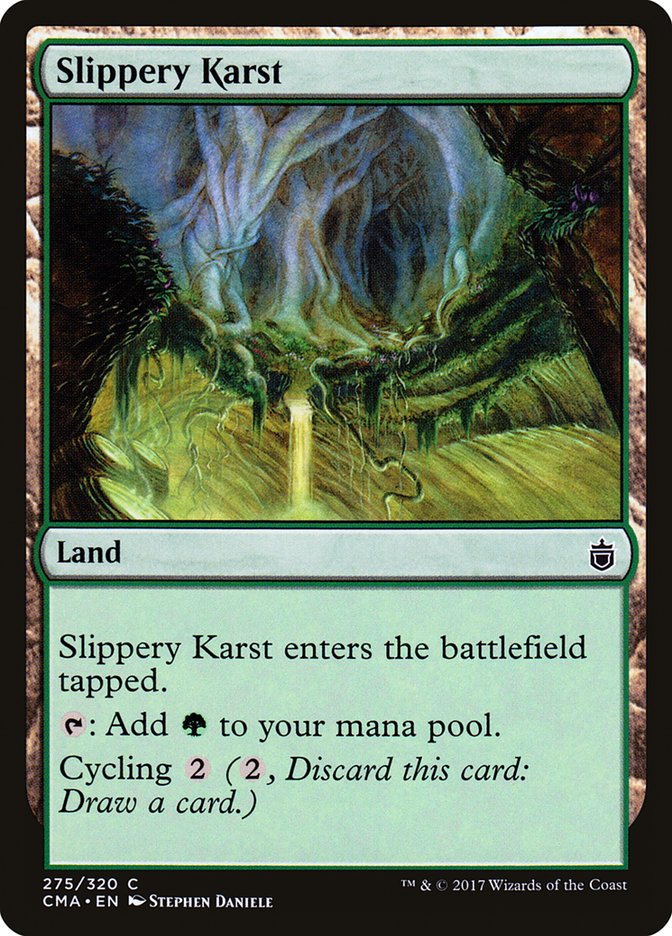 Slippery Karst [Commander Anthology] | Anubis Games and Hobby