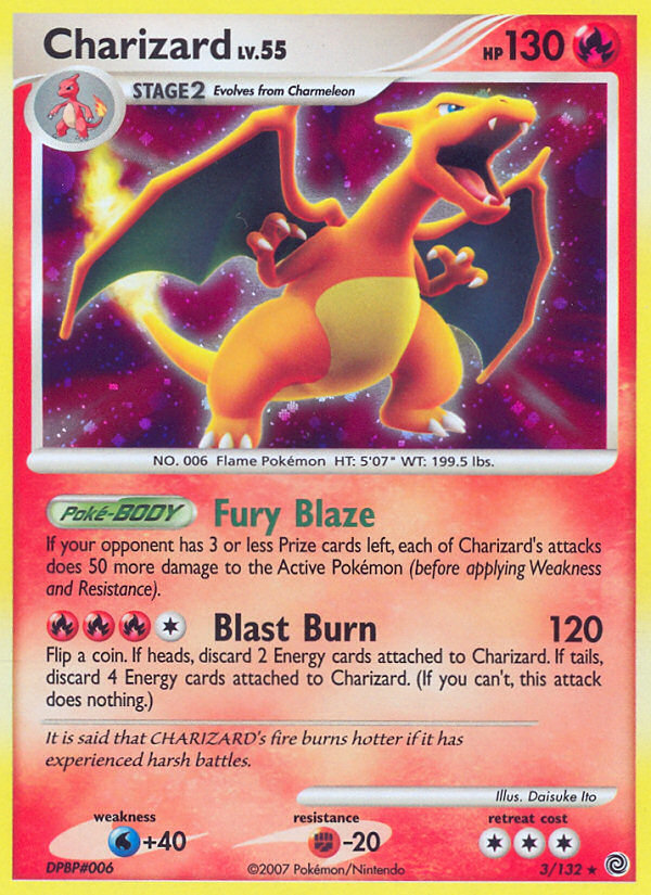 Charizard (3/132) [Diamond & Pearl: Secret Wonders] | Anubis Games and Hobby