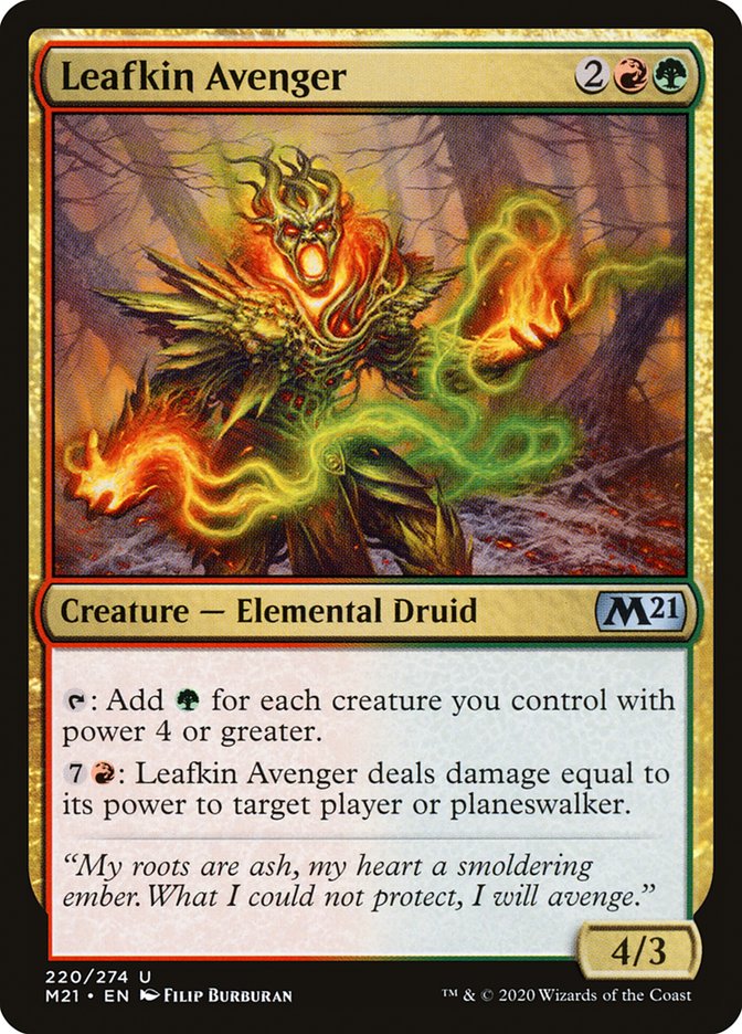Leafkin Avenger [Core Set 2021] | Anubis Games and Hobby