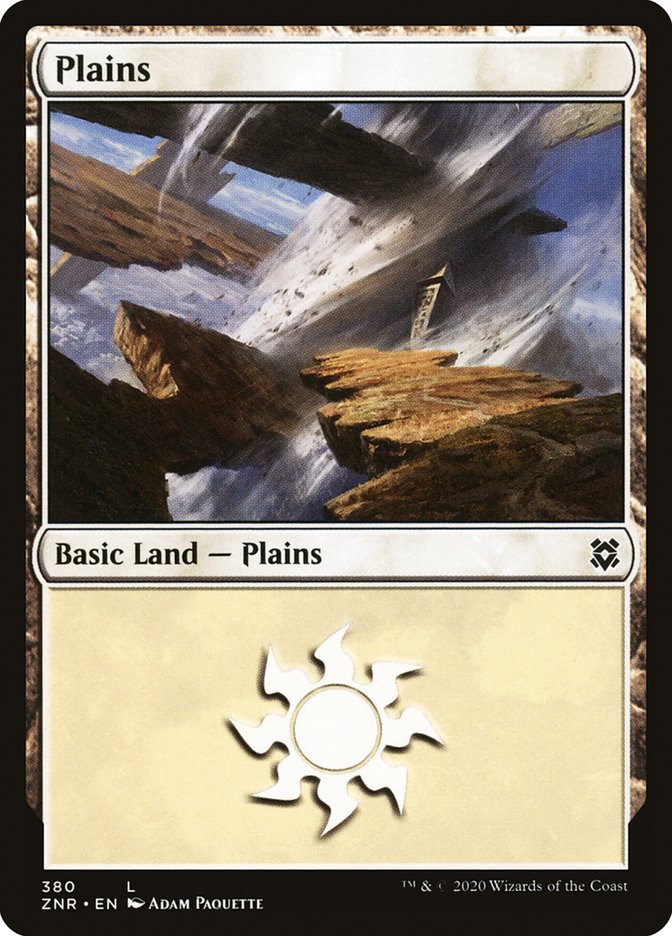 Plains (380) [Zendikar Rising] | Anubis Games and Hobby