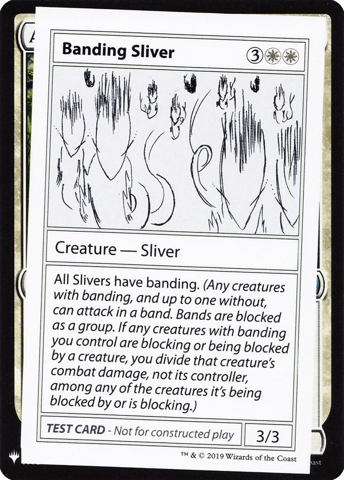Banding Sliver [Mystery Booster Playtest Cards] | Anubis Games and Hobby