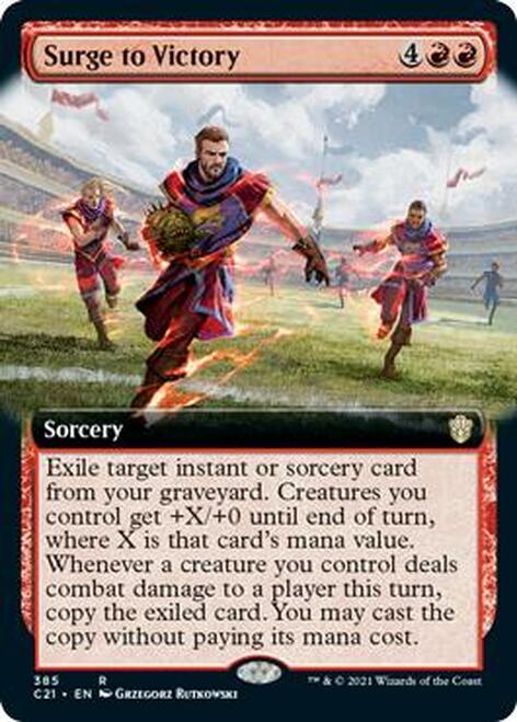 Surge to Victory (Extended Art) [Commander 2021] | Anubis Games and Hobby