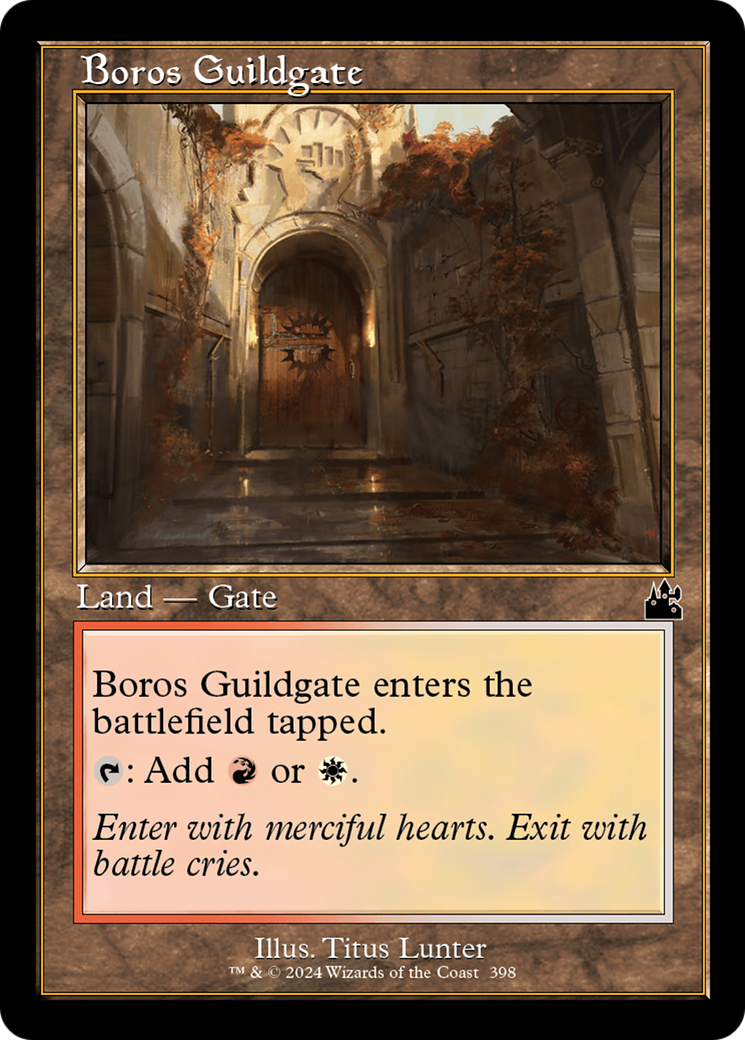 Boros Guildgate (Retro Frame) [Ravnica Remastered] | Anubis Games and Hobby