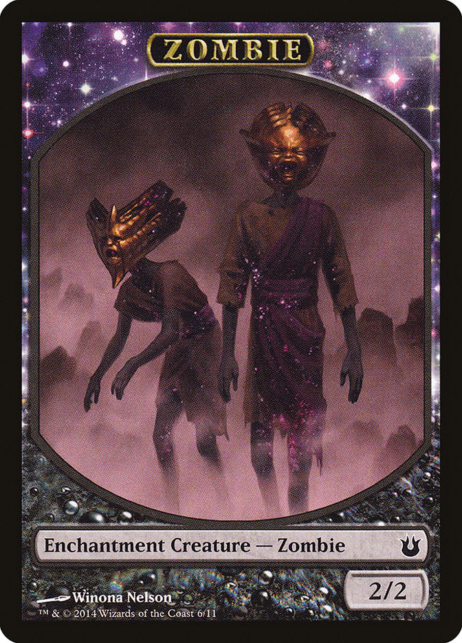 Zombie Token [Born of the Gods Tokens] | Anubis Games and Hobby