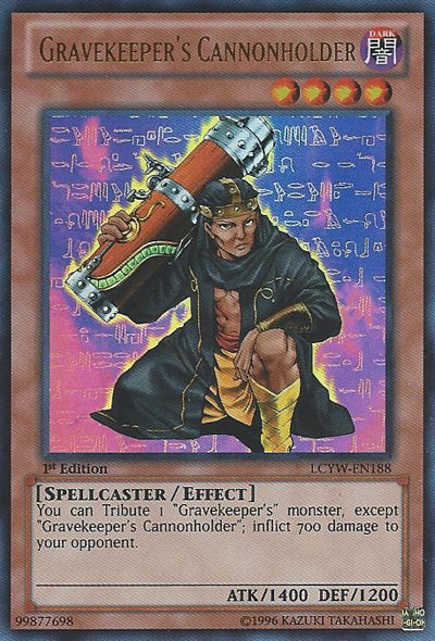 Gravekeeper's Cannonholder [LCYW-EN188] Ultra Rare | Anubis Games and Hobby