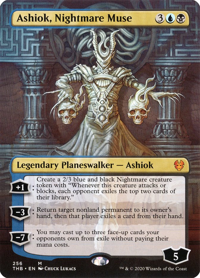 Ashiok, Nightmare Muse (Borderless) [Theros Beyond Death] | Anubis Games and Hobby